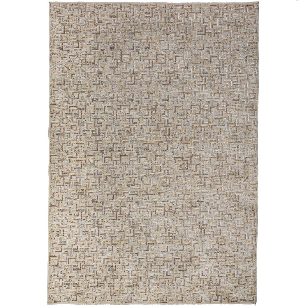 Geometrisch vloerkleed - Kado Naturel/Beige Geometrisch vloerkleed - Kado Naturel/Beige