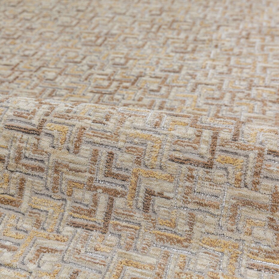 Geometrisch vloerkleed - Kado Naturel/Beige Geometrisch vloerkleed - Kado Naturel/Beige