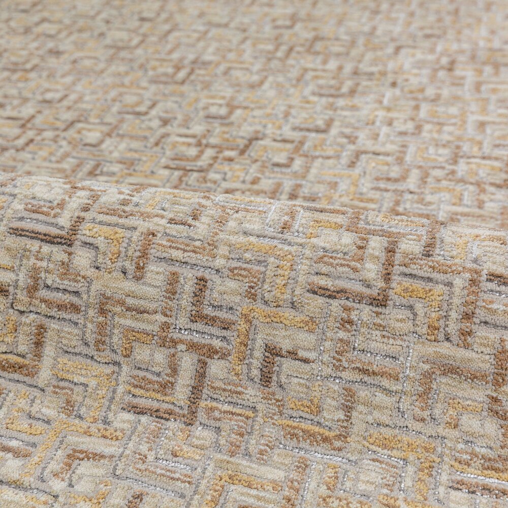 Geometrisch vloerkleed - Kado Naturel/Beige Geometrisch vloerkleed - Kado Naturel/Beige