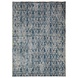 Abstract vloerkleed - Lua Blauw Abstract vloerkleed - Lua Blauw