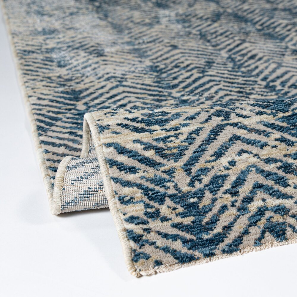 Abstract vloerkleed - Lua Blauw Abstract vloerkleed - Lua Blauw