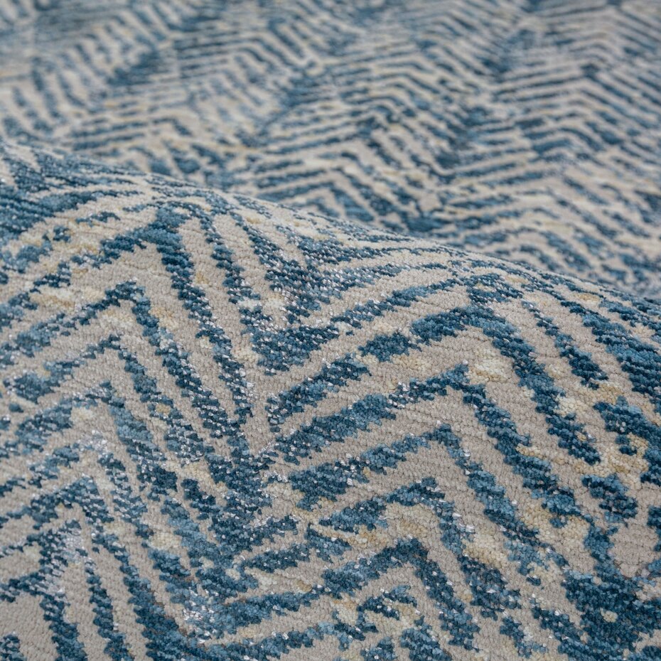 Abstract vloerkleed - Lua Blauw Abstract vloerkleed - Lua Blauw