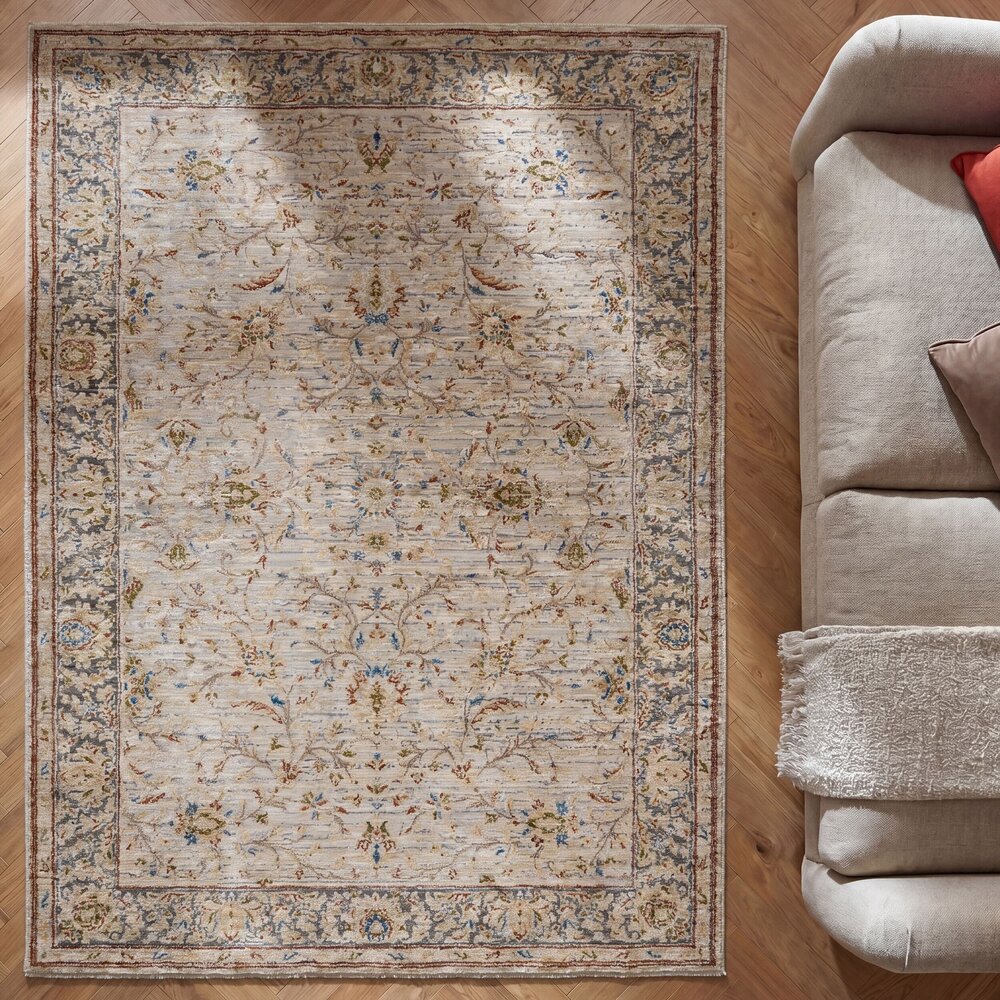Vintage vloerkleed - Meena Naturel/Beige Vintage vloerkleed - Meena Naturel/Beige