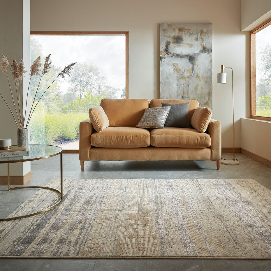 Abstract vloerkleed - Marea Naturel/Beige Abstract vloerkleed - Marea Naturel/Beige