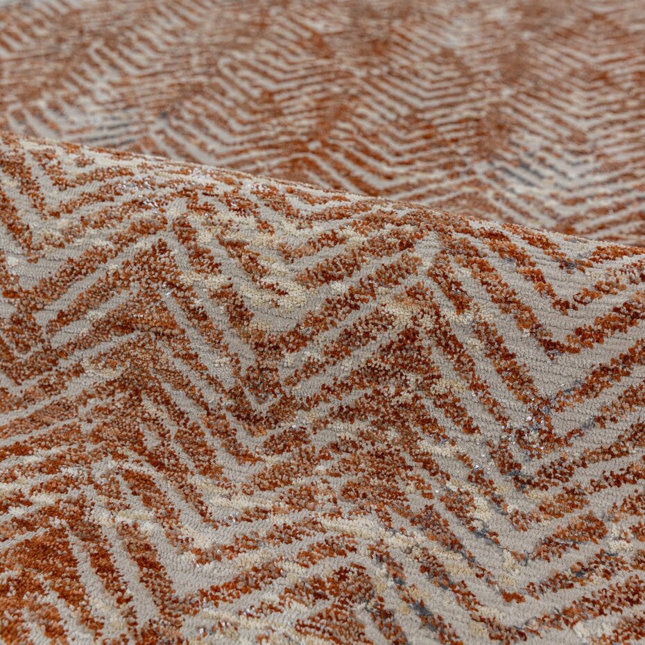 Abstract vloerkleed - Lua Terracotta Abstract vloerkleed - Lua Terracotta