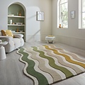 Wollen vloerkleed - Cascade Groen