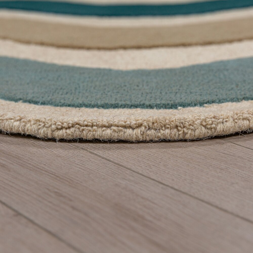 Wollen vloerkleed - Cascade Blauw Wollen vloerkleed - Cascade Blauw