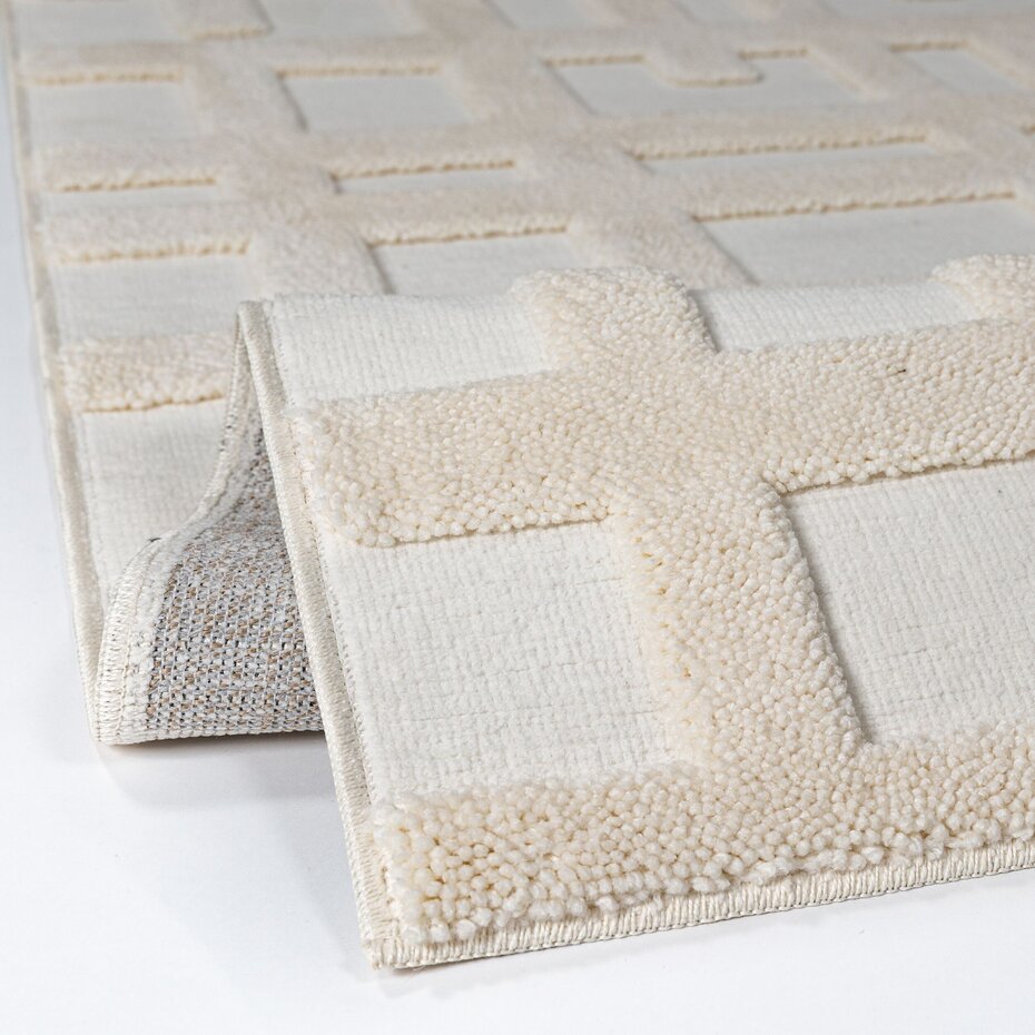 Modern vloerkleed - Elevado Creme Modern vloerkleed - Elevado Creme