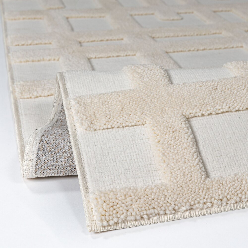 Modern vloerkleed - Elevado Creme Modern vloerkleed - Elevado Creme