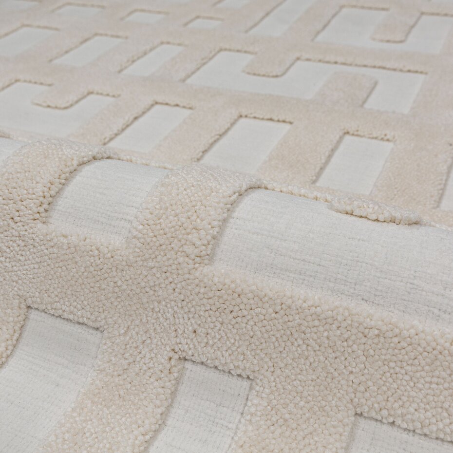 Modern vloerkleed - Elevado Creme Modern vloerkleed - Elevado Creme