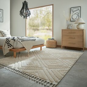 Modern vloerkleed - Diomara Creme