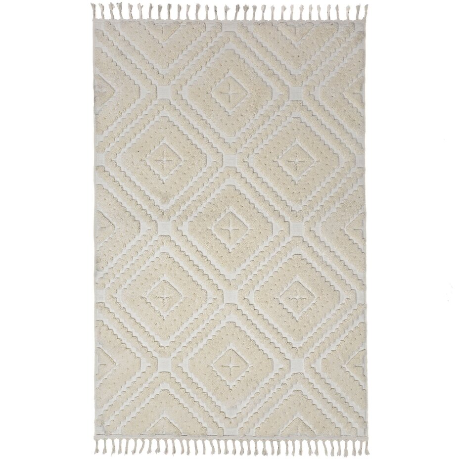 Modern vloerkleed - Diomara Creme Modern vloerkleed - Diomara Creme