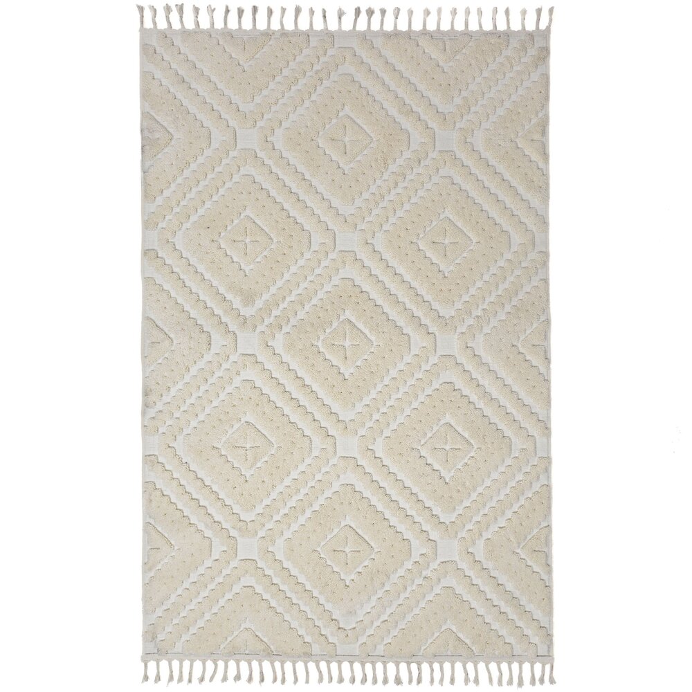 Modern vloerkleed - Diomara Creme Modern vloerkleed - Diomara Creme