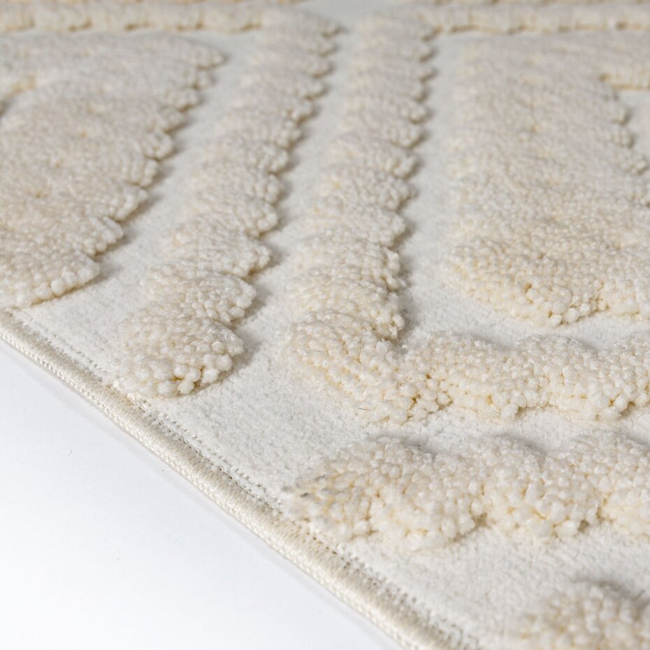 Modern vloerkleed - Diomara Creme Modern vloerkleed - Diomara Creme