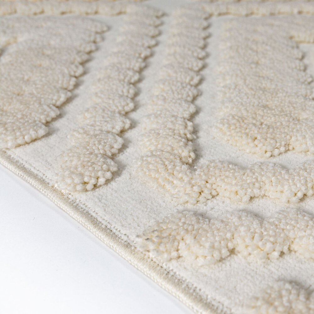Modern vloerkleed - Diomara Creme Modern vloerkleed - Diomara Creme