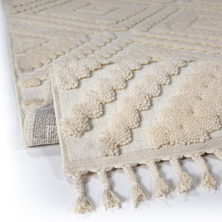 Modern vloerkleed - Diomara Creme Modern vloerkleed - Diomara Creme