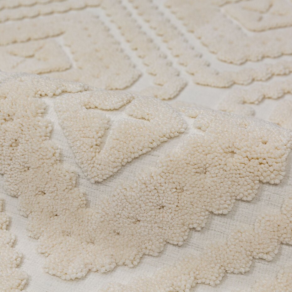 Modern vloerkleed - Diomara Creme Modern vloerkleed - Diomara Creme