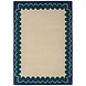 Wollen vloerkleed - Wiggle Blauw Wollen vloerkleed - Wiggle Blauw
