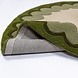 Rond wollen vloerkleed - Wiggle Olijfgroen Rond wollen vloerkleed - Wiggle Olijfgroen