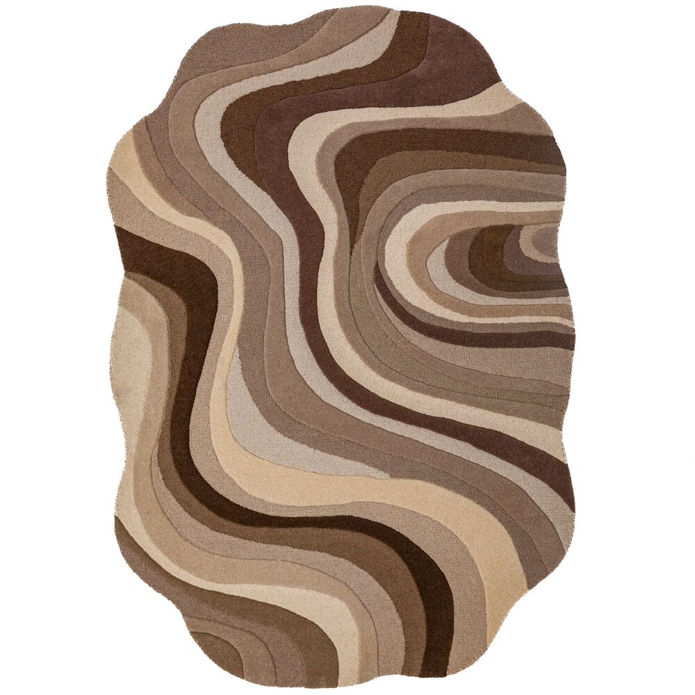 Organisch wollen vloerkleed - Envy Beige/Naturel Organisch wollen vloerkleed - Envy Beige/Naturel