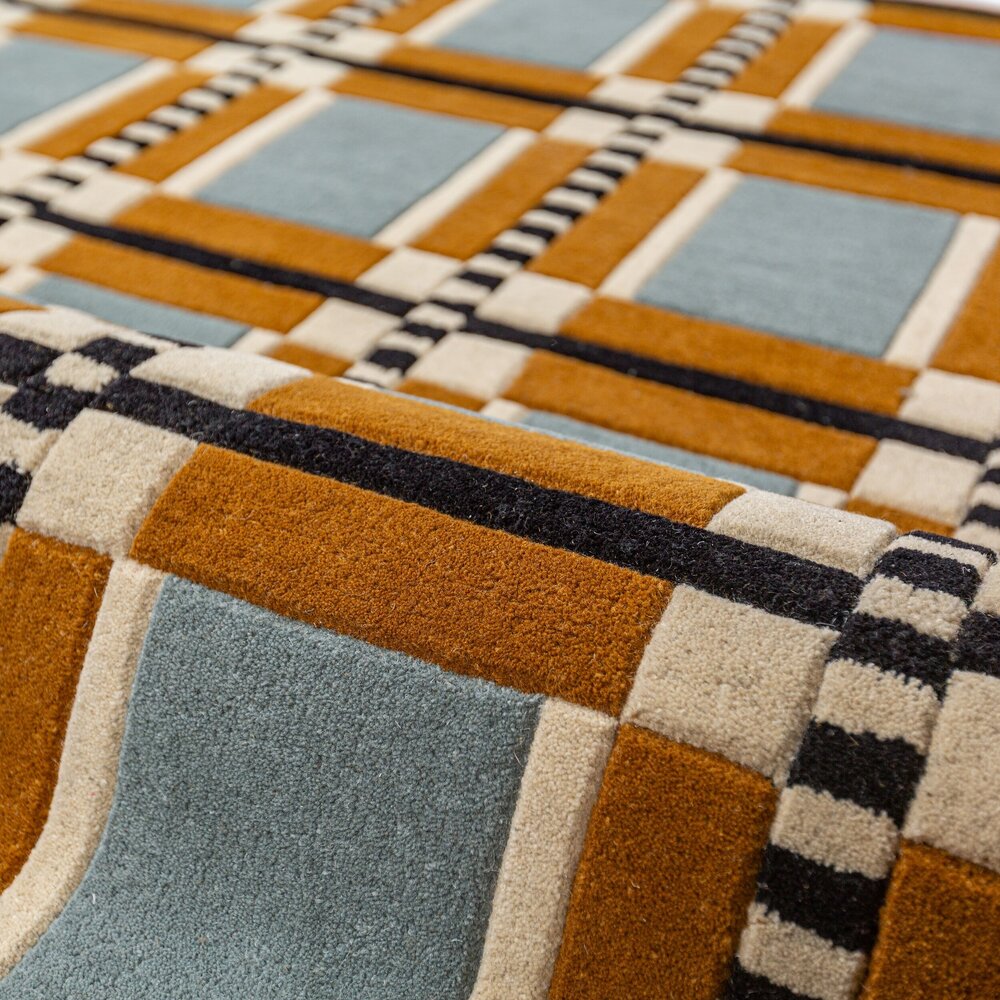 Modern vloerkleed - Quadro Kleurrijk Modern vloerkleed - Quadro Kleurrijk