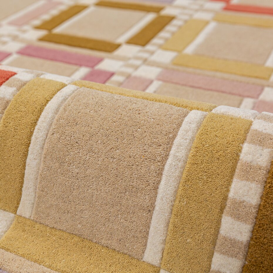 Modern vloerkleed - Quadro Pastel