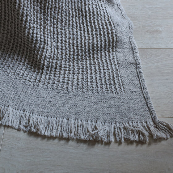 Housse de coussin décoratif et plaid Fiora