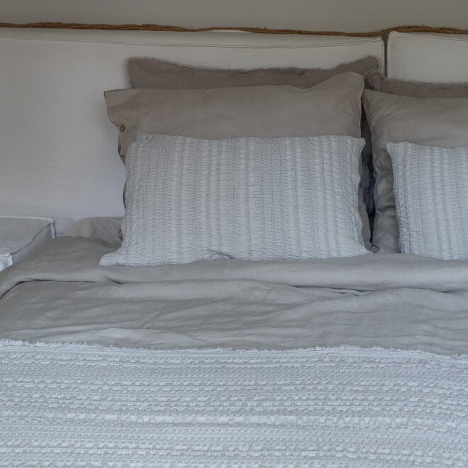 Housse de coussin décoratif et plaid Santorini 