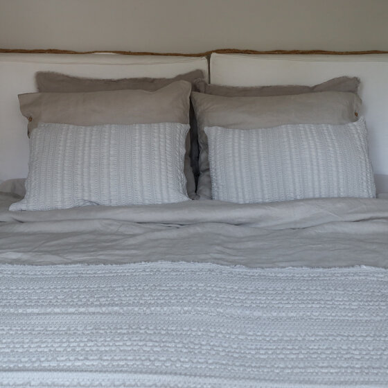 Santorini plaid & decorative cushion cover