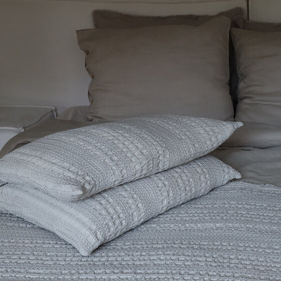 Santorini plaid & decorative cushion cover