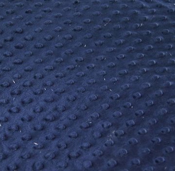 Decostoffen Donkerblauw - minky fleece
