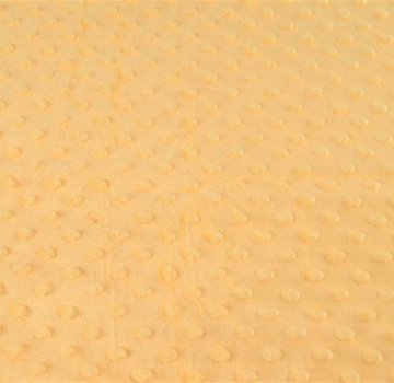 Decostoffen Geel - minky fleece