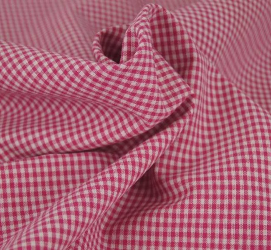 Fuchsia ruit 3mm x 3mm stof