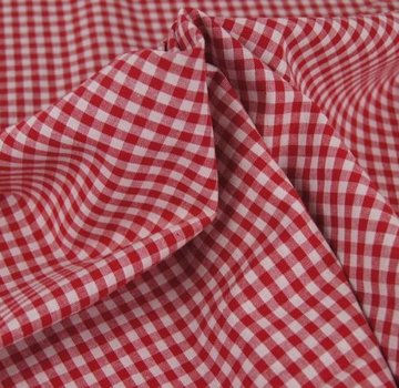 Decostoffen Rode ruit 5 mm x 5 mm