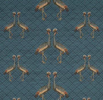 Decostoffen Vogel jacquard