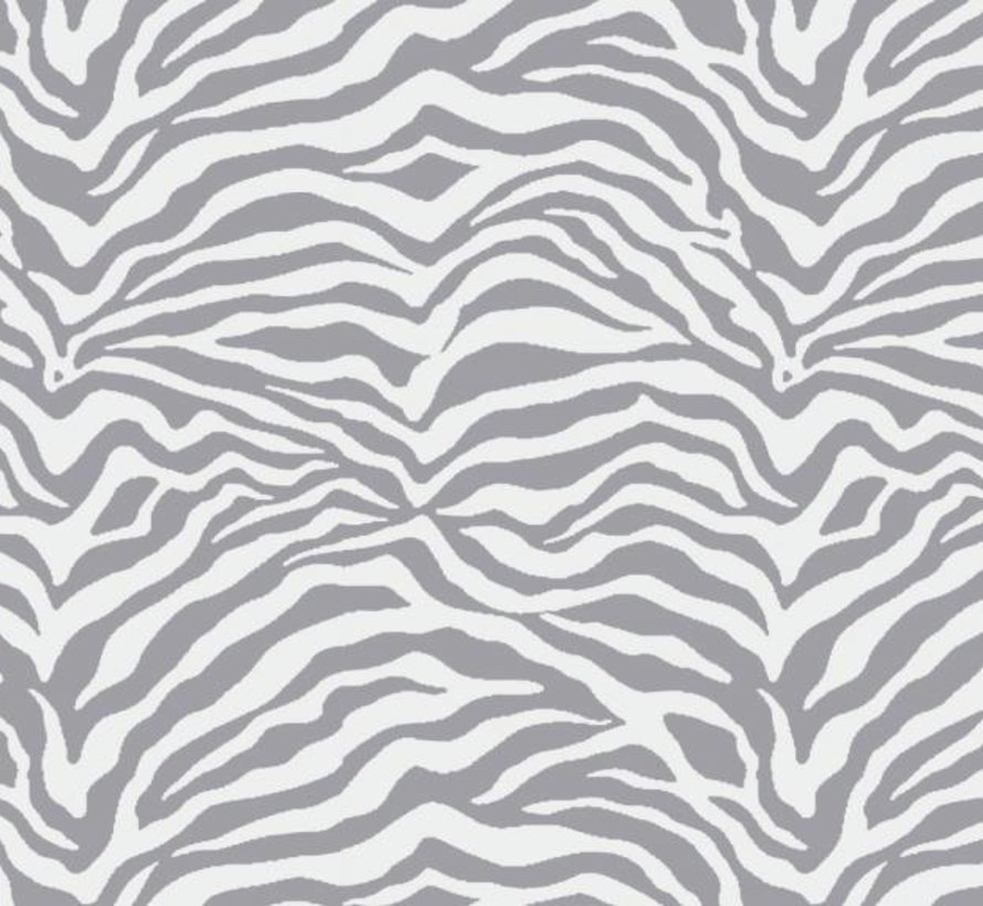 Zebra french terry stof