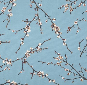 Decostoffen Japanse bloesem - ottoman print