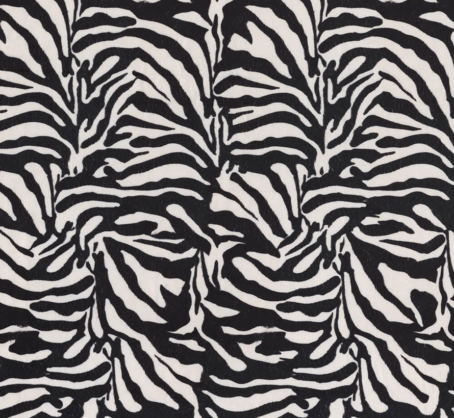 Zebraprint velvet digitale print stof