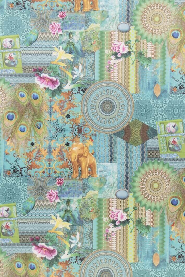 Velvet dierenprint stoffen voordelig kopen Decostoffen