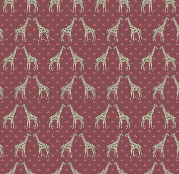 Decostoffen Giraffe print jacquard