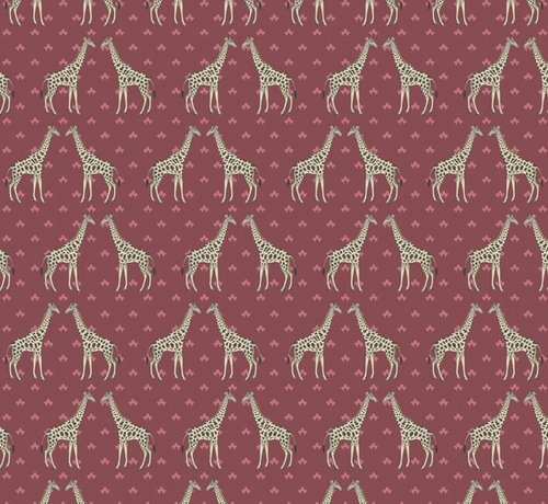 Decostoffen Giraffe print jacquard meubelstof