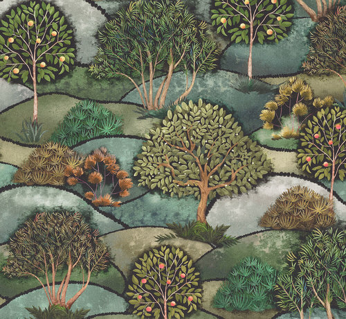 Decostoffen Landschap digitale print stof