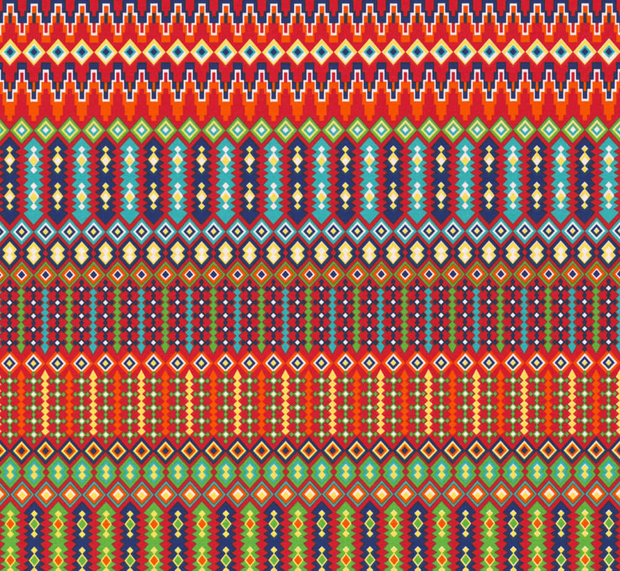 Grafisch ottoman stof
