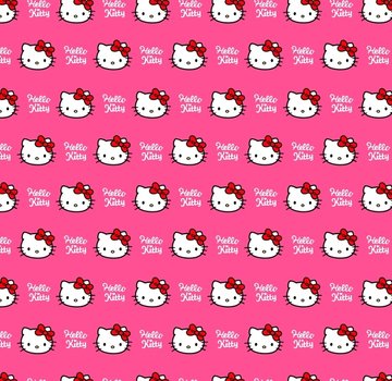 Decostoffen Roze Hello Kitty