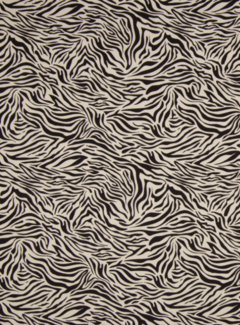 Decostoffen zebraprint sand tricot