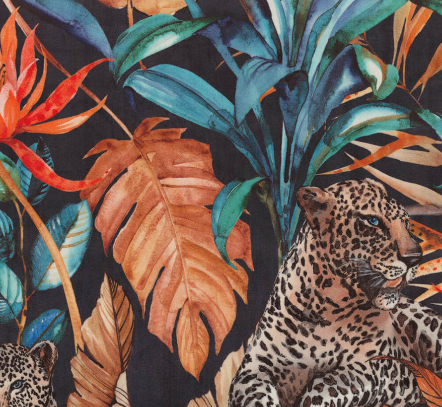 Tropical leopard velvet deluxe