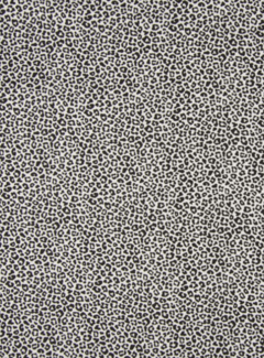Decostoffen Zwart witte panterprint poplin