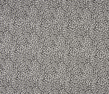 Decostoffen Zwart witte panterprint poplin