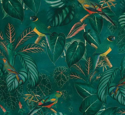 Decostoffen Calathea velvet digitale print stof