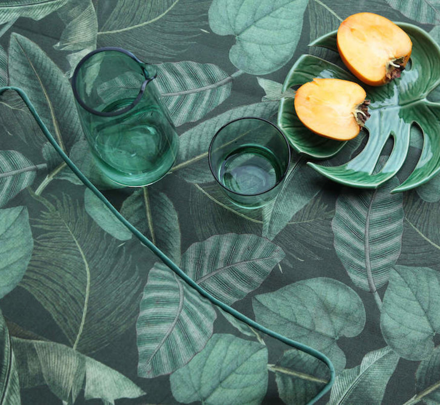 Groene bladeren outdoor stof